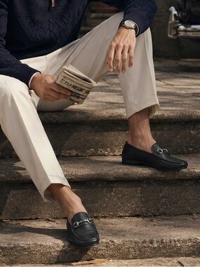 GUESS Men's Black Loafers NEW